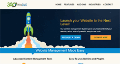 Desktop Screenshot of 360webcms.com